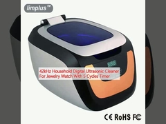 Działalność domowa, czyszczalnik ultradźwiękowy do biżuterii, zegarek z czasownikiem 5 cykli
