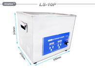 10 litrowy cyfrowy aparat czyszczący ultradźwiękowe Ultradźwiękowe czyszczenie wanny